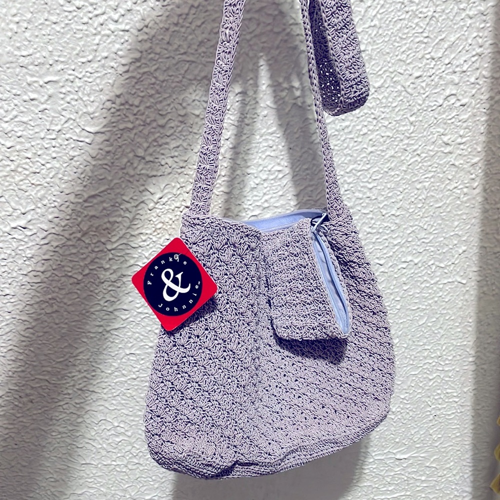 Lavender Knit 🧶 Bag & Coin Purse